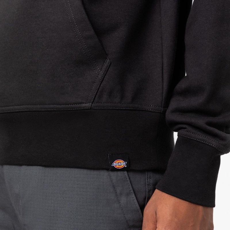 Men's Dickies Marbury Graphic Hoodie Black | 743018OKW