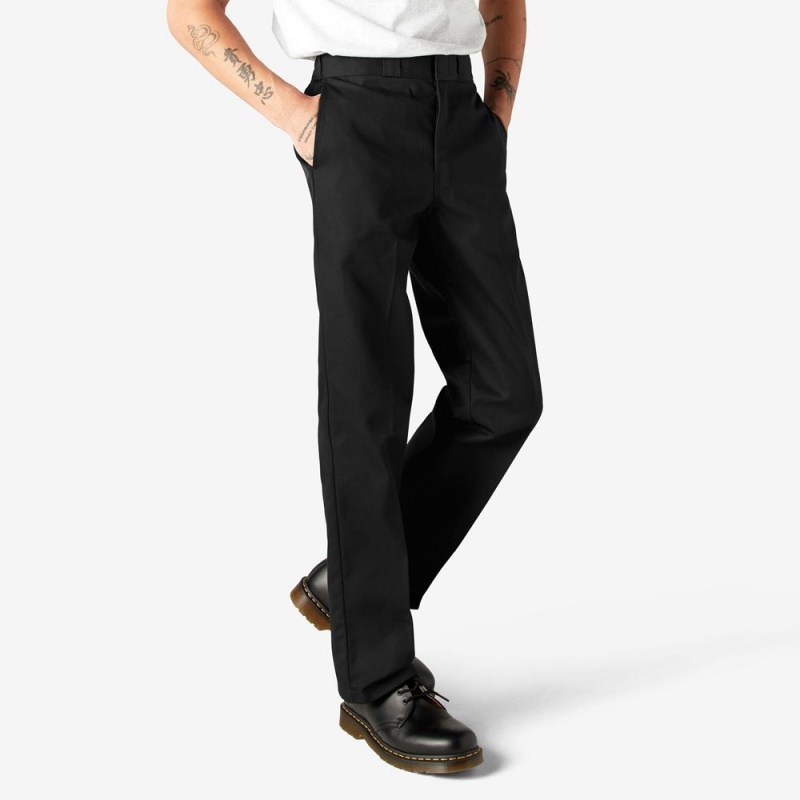 Men's Dickies Original 874® Work Pants Black | 491275ESF