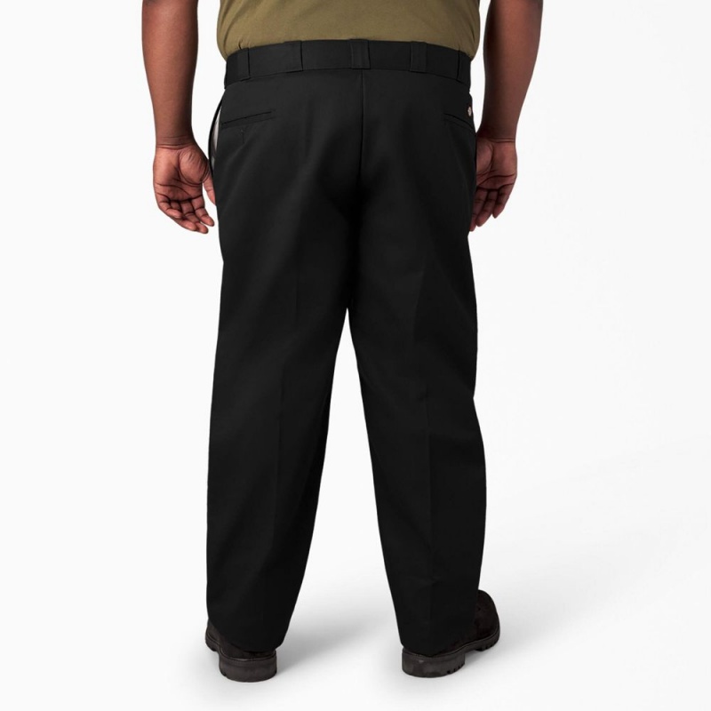 Men's Dickies Original 874® Work Pants Black | 491275ESF