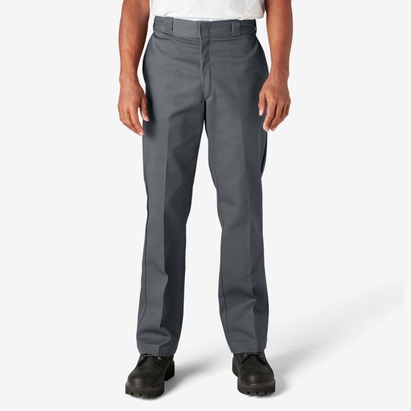 Men\'s Dickies Original 874® Work Pants Grey | 891702CZN