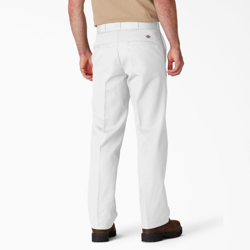 Men's Dickies Original 874® Work Pants White | 509786YIM