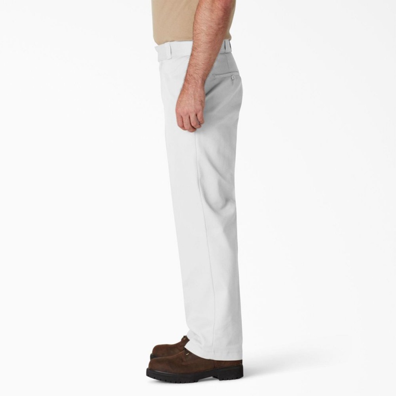 Men's Dickies Original 874® Work Pants White | 509786YIM