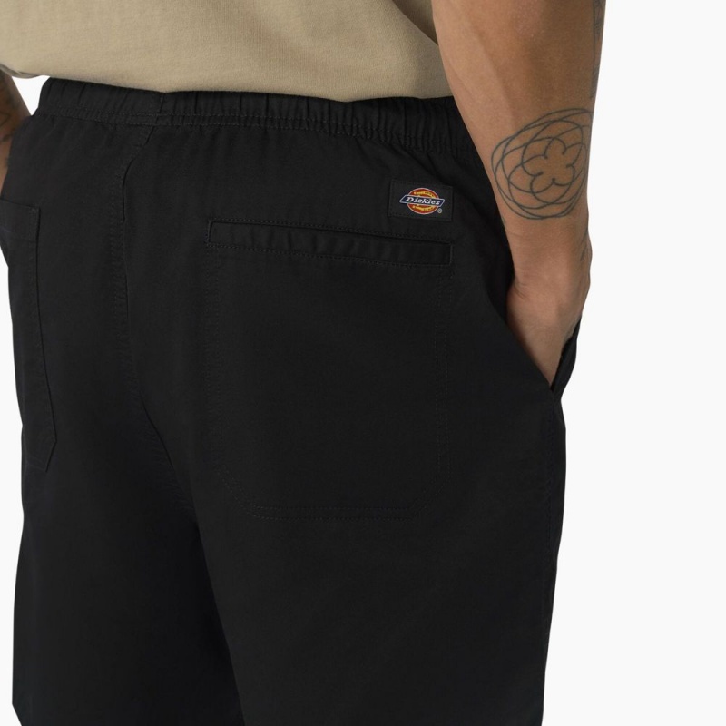 Men's Dickies Pelican Rapids Relaxed Fit Shorts Black | 970861DPK