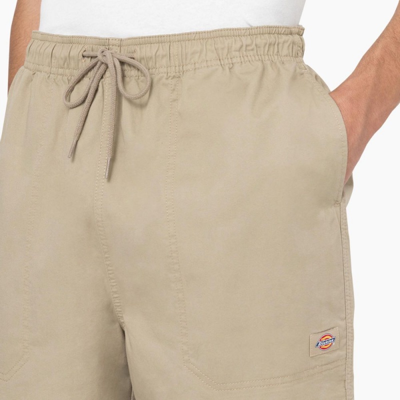 Men's Dickies Pelican Rapids Relaxed Fit Shorts Khaki | 347251XMN