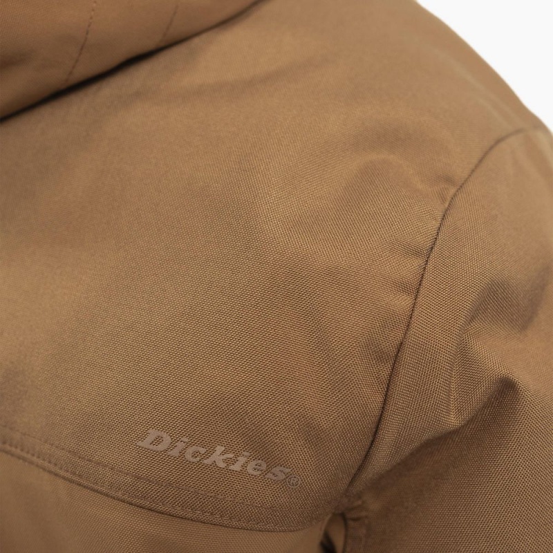 Men's Dickies Performance Workwear Insulated Jacket Brown | 291876JAF