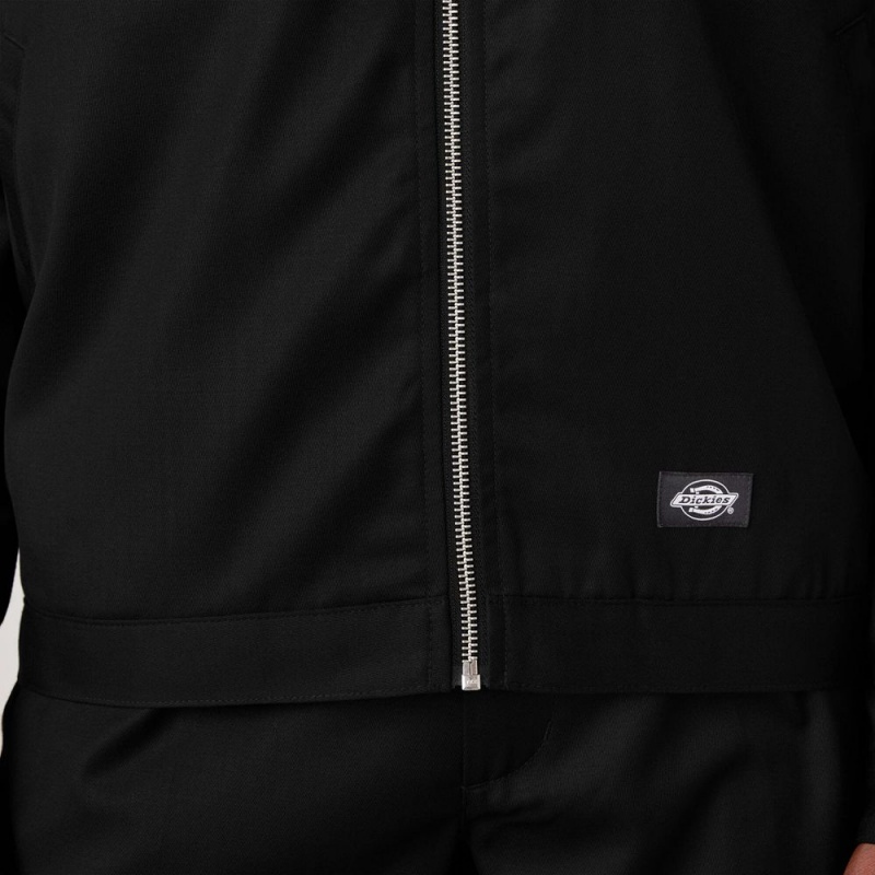 Men's Dickies Premium Collection Eisenhower Jacket Black | 089267CFP