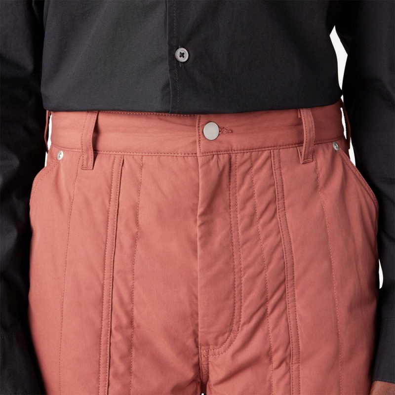 Men's Dickies Premium Collection Quilted Utility Pants Pink | 038741XHQ