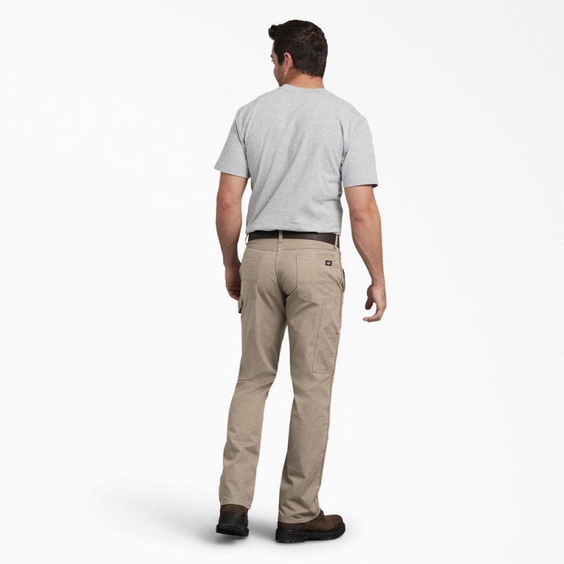 Men's Dickies Regular Fit Ripstop Carpenter Pants Grey | 571409YZO