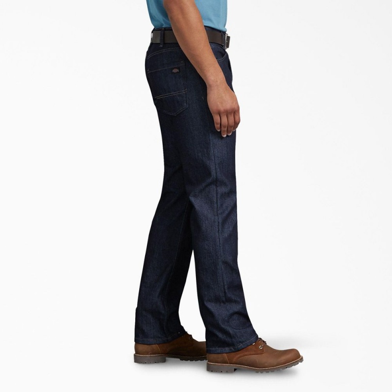 Men's Dickies Relaxed Fit Carpenter Jeans Blue | 948053RML