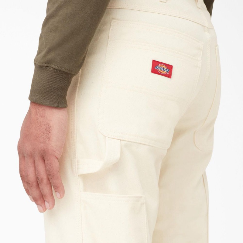 Men's Dickies Relaxed Fit Straight Leg Painter's Pants Beige | 019285FKY