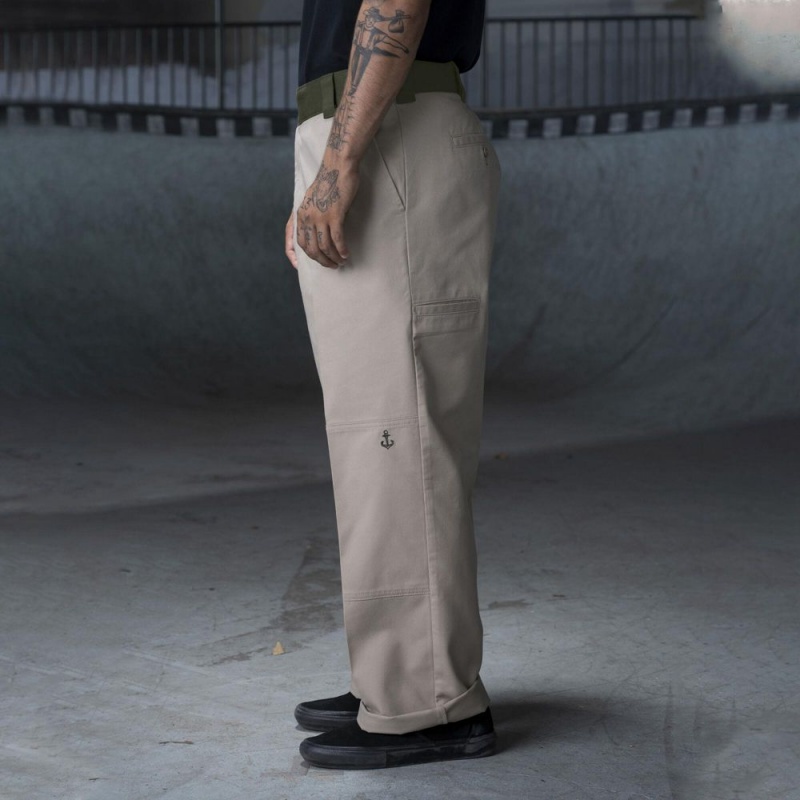 Men's Dickies Ronnie Sandoval Loose Fit Double Knee Pants Grey | 061793YOR