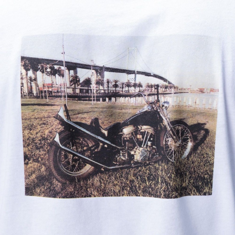 Men's Dickies Ronnie Sandoval Photo T-Shirt White | 506871VLJ