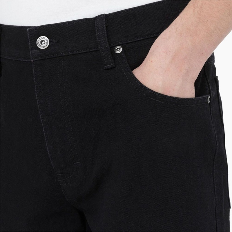 Men's Dickies Skateboarding Loose Fit Wingville Shorts Black | 056143VXW