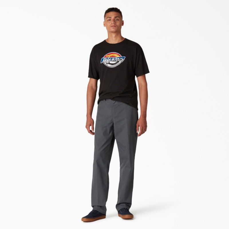 Men's Dickies Skateboarding Slim Fit Pants Grey | 162503NDJ