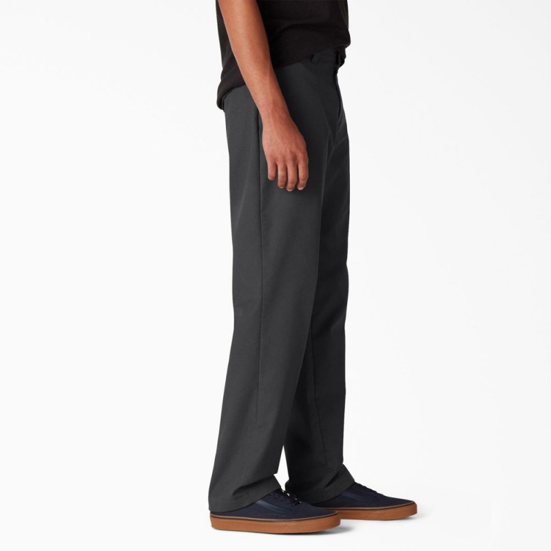 Men's Dickies Skateboarding Slim Fit Pants Black | 643182XOW