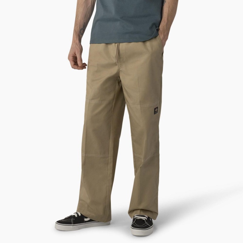 Men's Dickies Skateboarding Summit Relaxed Fit Chef Pants Grey | 528470GEB