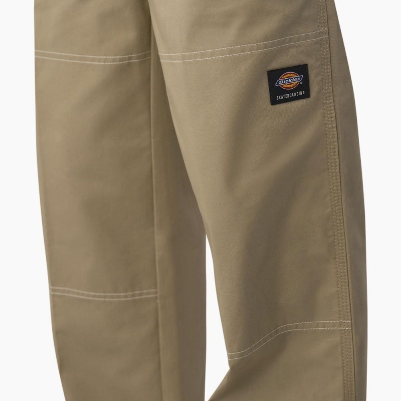 Men's Dickies Skateboarding Summit Relaxed Fit Chef Pants Grey | 528470GEB