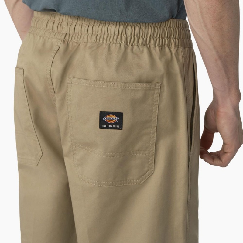 Men's Dickies Skateboarding Summit Relaxed Fit Chef Pants Grey | 528470GEB