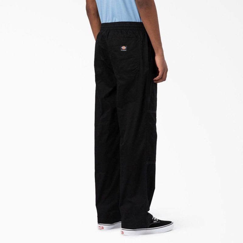 Men's Dickies Skateboarding Summit Relaxed Fit Chef Pants Black | 743621LZY