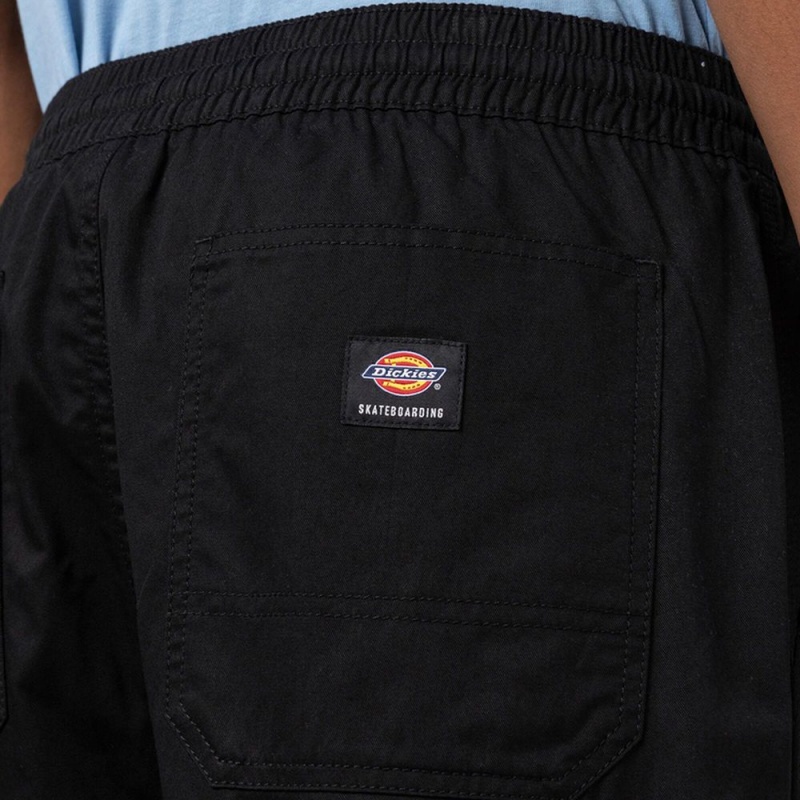 Men's Dickies Skateboarding Summit Relaxed Fit Chef Pants Black | 743621LZY