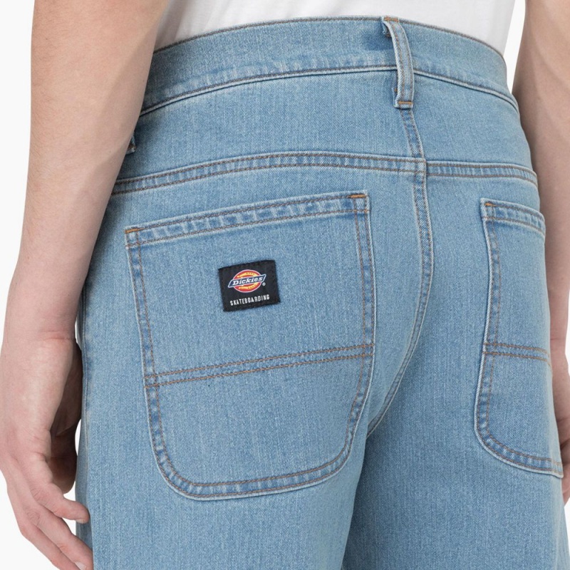 Men's Dickies Skateboarding Wingville Loose Fit Jeans Blue | 089514EYF