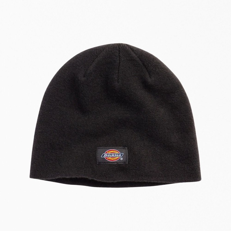 Men\'s Dickies Skull Beanie Black | 160238DKX