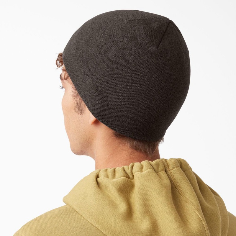 Men's Dickies Skull Beanie Brown | 674018RGE