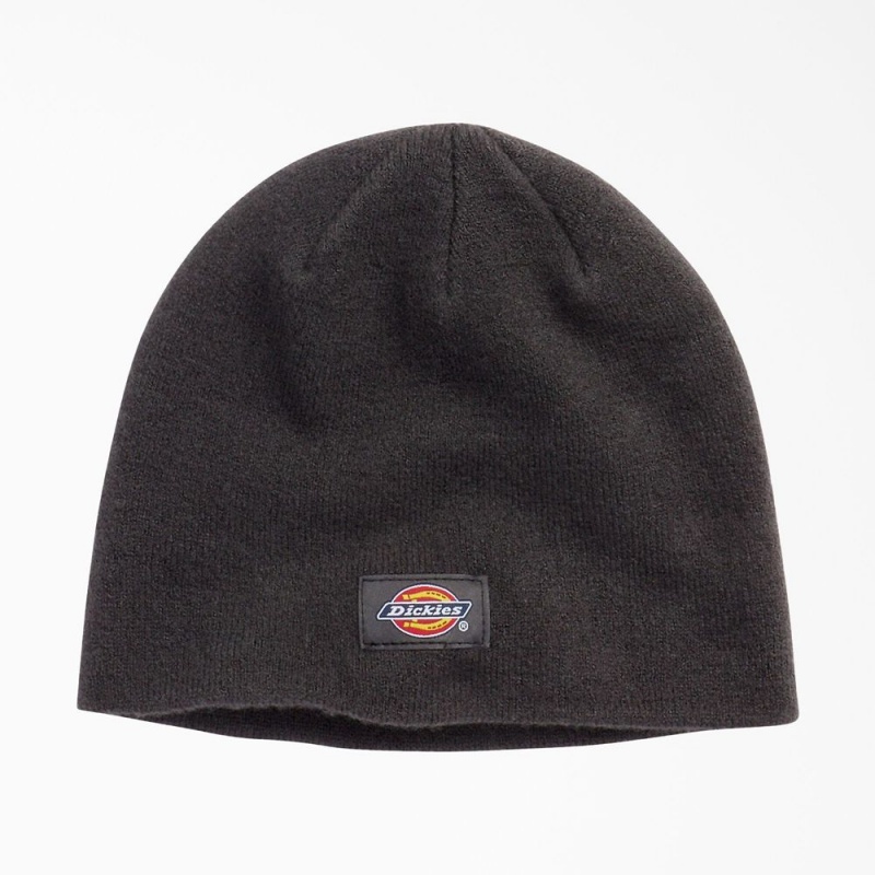 Men\'s Dickies Skull Beanie Grey | 256078LTE