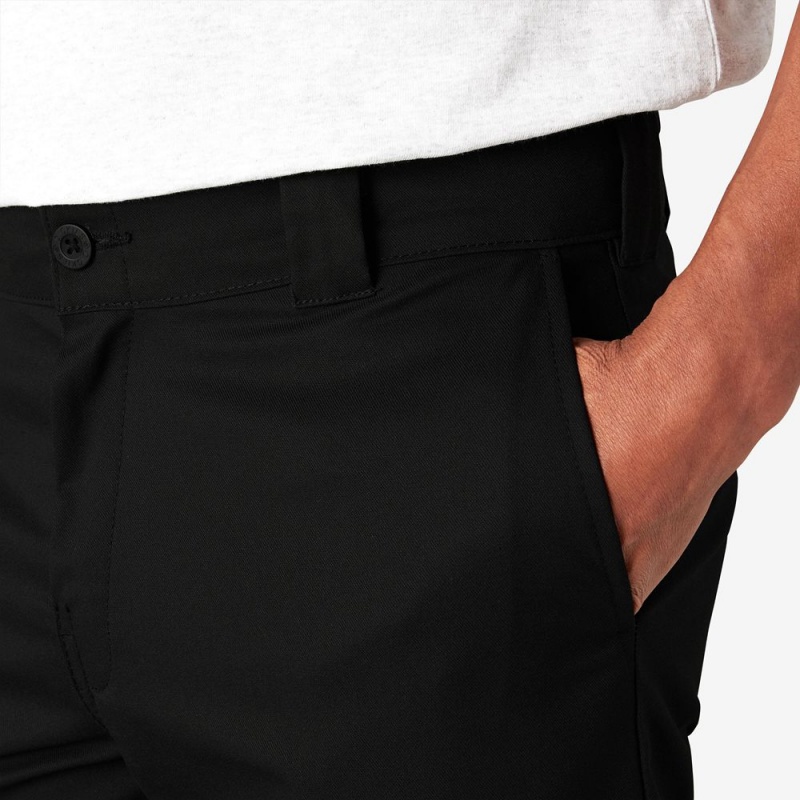 Men's Dickies Slim Fit Cargo Pants Black | 934507QST