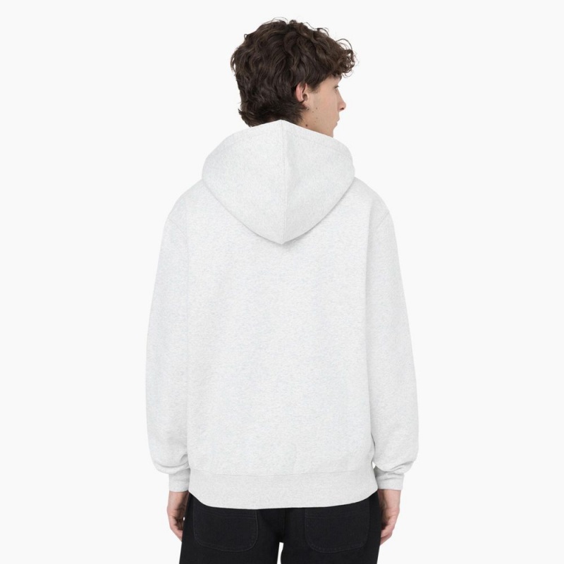 Men's Dickies Summerdale Hoodie White | 793856MEZ