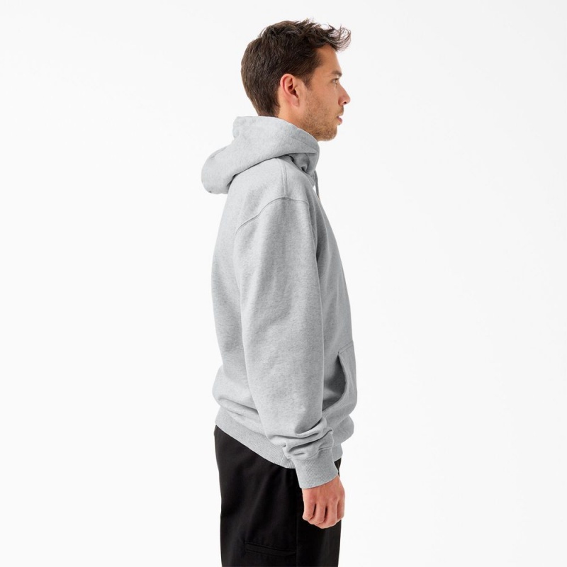 Men's Dickies Tom Knox Graphic Hoodie Grey | 681247SZC