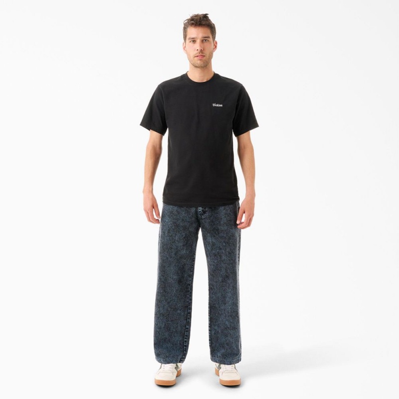 Men's Dickies Tom Knox Loose Fit Jeans Blue | 937285AQT