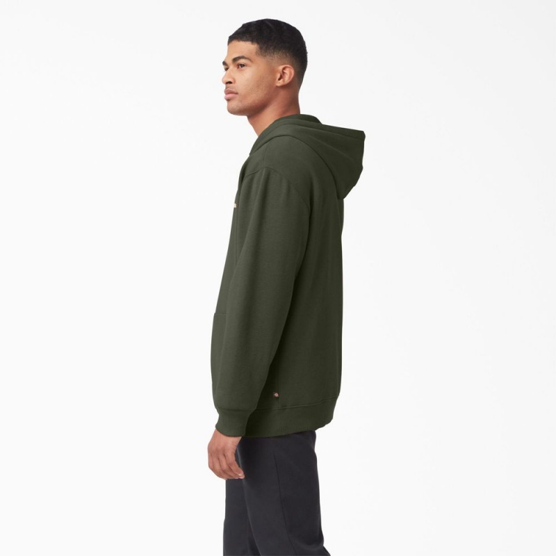 Men's Dickies Uniontown Hoodie Green | 234801JBS