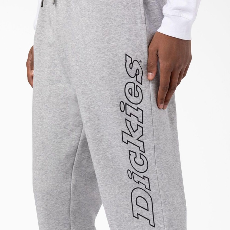 Men's Dickies Uniontown Regular Fit Sweat Pants Grey | 185490REM