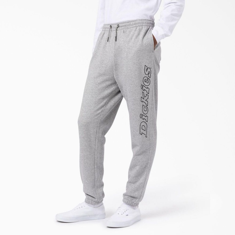 Men\'s Dickies Uniontown Regular Fit Sweat Pants Grey | 185490REM