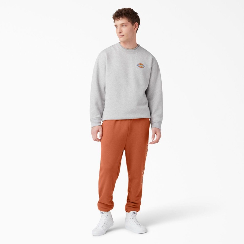 Men's Dickies Uniontown Regular Fit Sweat Pants Orange | 984251ROF