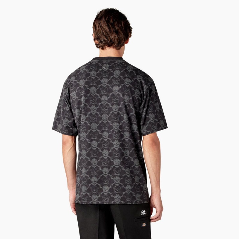 Men's Dickies x Lurking Class T-Shirt Black | 438061BML