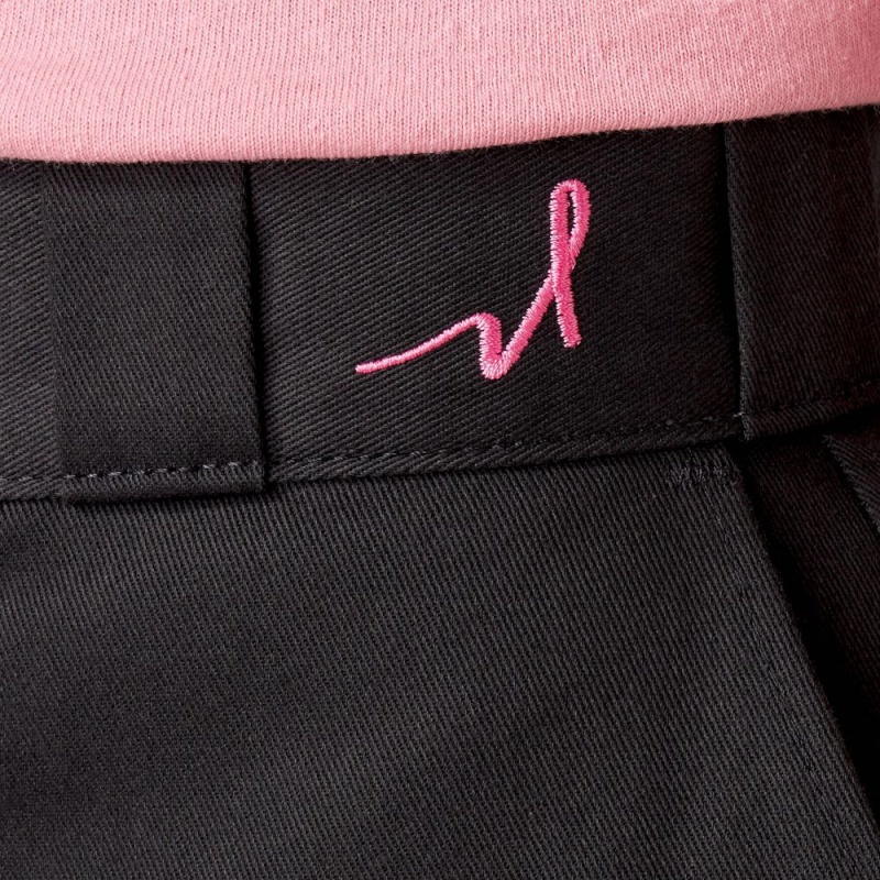 Women's Dickies Breast Cancer Awareness 874® Work Pants Black | 360958MBG