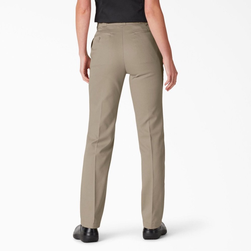 Women's Dickies FLEX Original Fit Work Pants Grey | 923184KLU