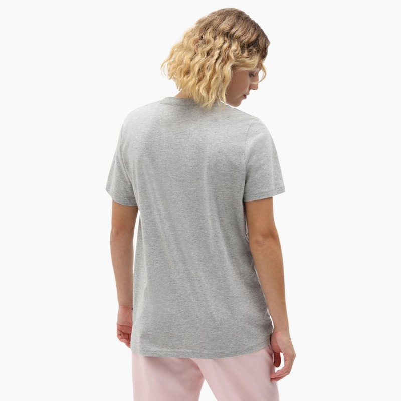 Women's Dickies Mapleton T-Shirt Grey | 138046FCL