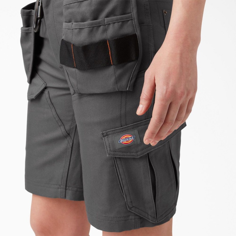 Women's Dickies Traeger x Relaxed Fit Shorts Grey | 890647SAI