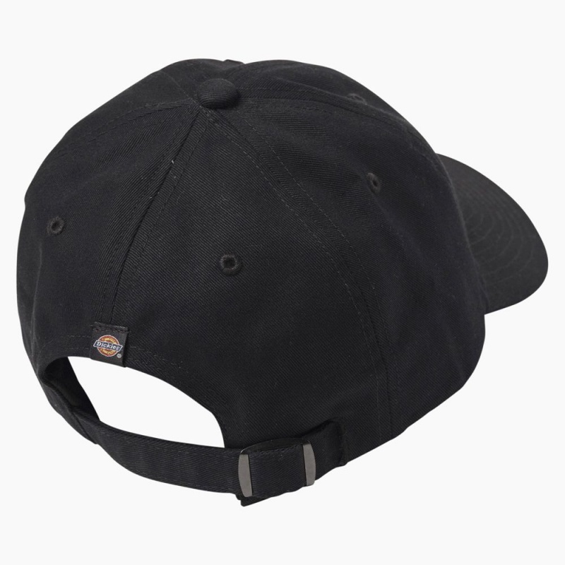 Women's Dickies Twill Cap Black | 906248HWQ