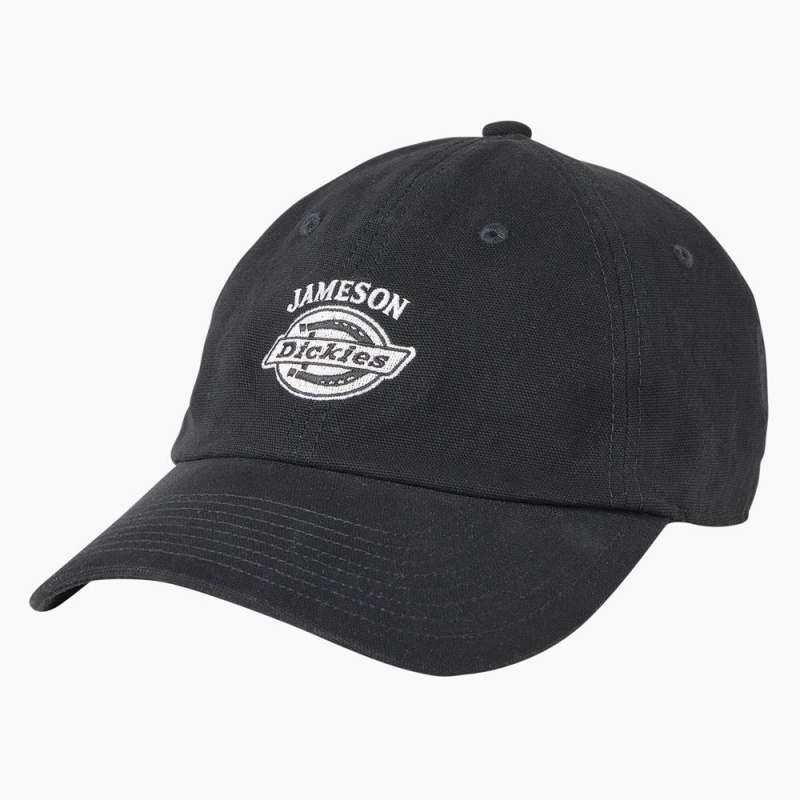 Women\'s Dickies x Jameson Embroidered Cap Black | 502174GPR